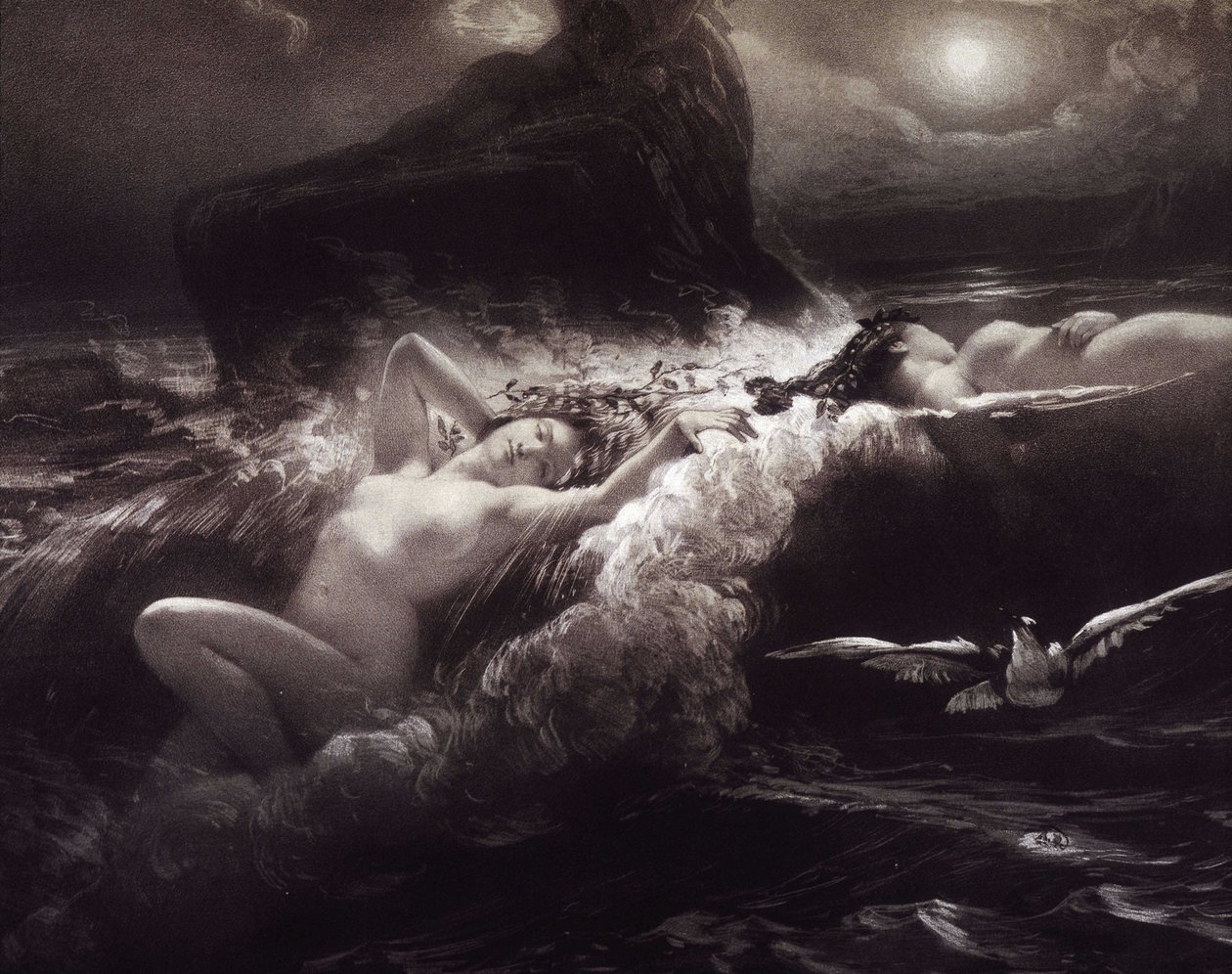 Periler - litografi by Unknown artist