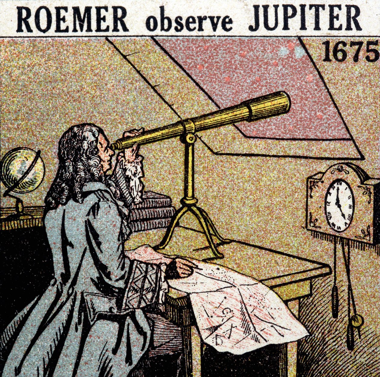 Ole Christensen Romer (Olaus Roemer), Danimarkalı astronom (1644-1710) Jüpiter