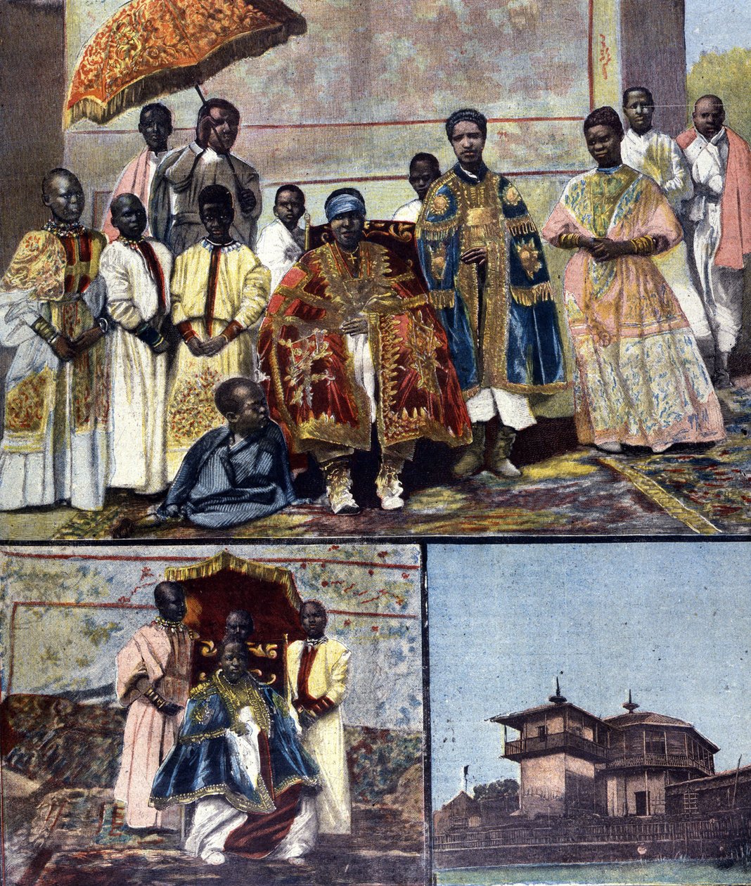 En üstte II. Menelik