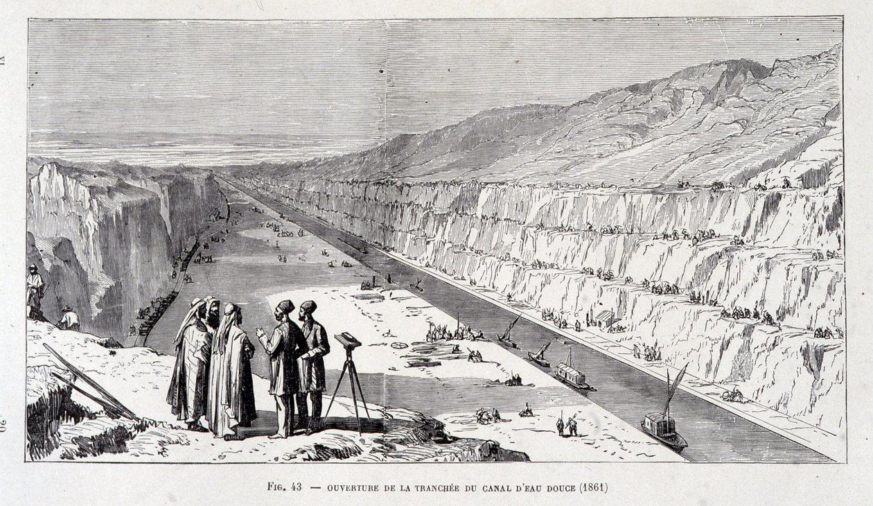 Süveyş Kanalı Tatlısu Kanalı Açmasının Açılması by Unknown artist