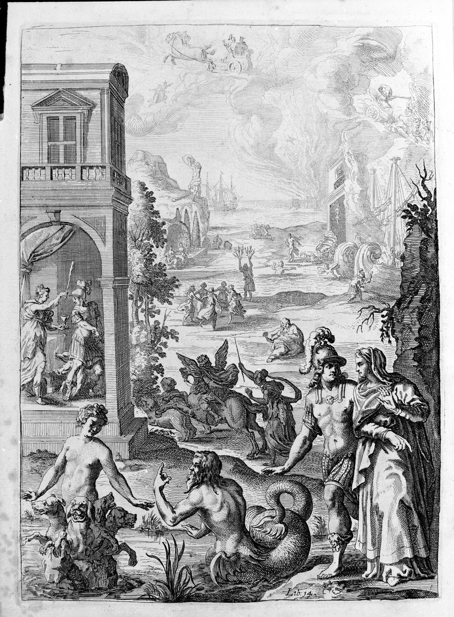 Ovidius (Ovidius) - 15. kitap için illüstrasyon - (P. Ovid