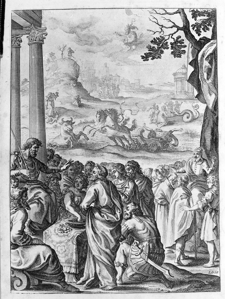 Ovidius (Ovidius) - 15. kitap için illüstrasyon - (P. Ovid