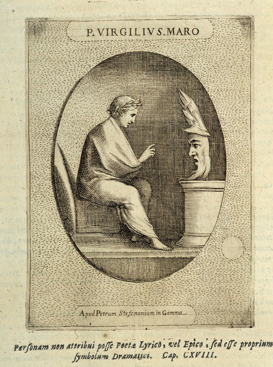 P. Virgilius S. Maro “” Cameos veya Taş Modelleri”nde by Unknown artist