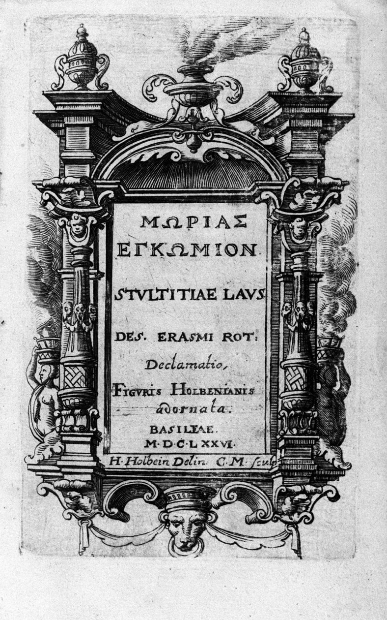Didier (Disderius) Erasme (Rotterdam Erasmusu) tarafından “” L