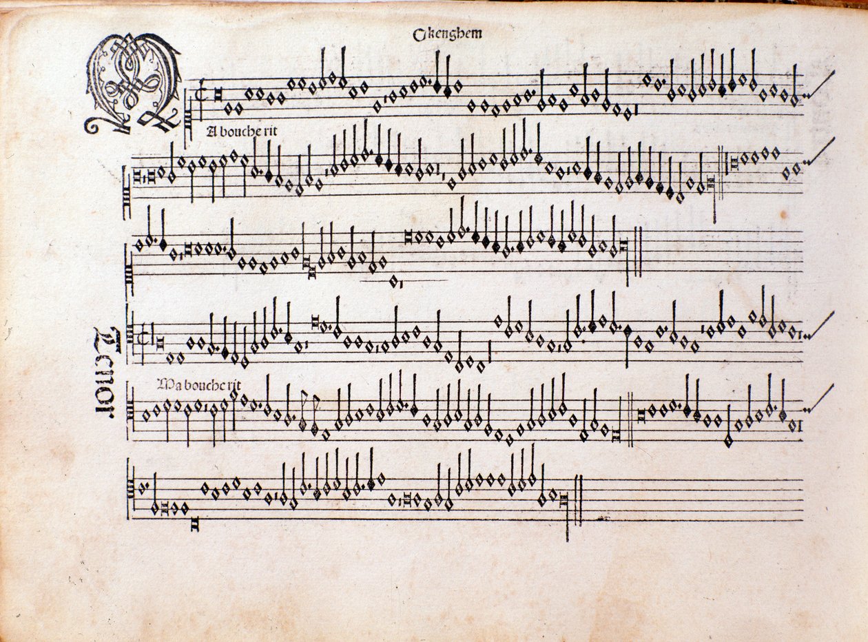 Ottaviano Petrucci tarafından yazılan Harmonik Müzikler Odhecaton