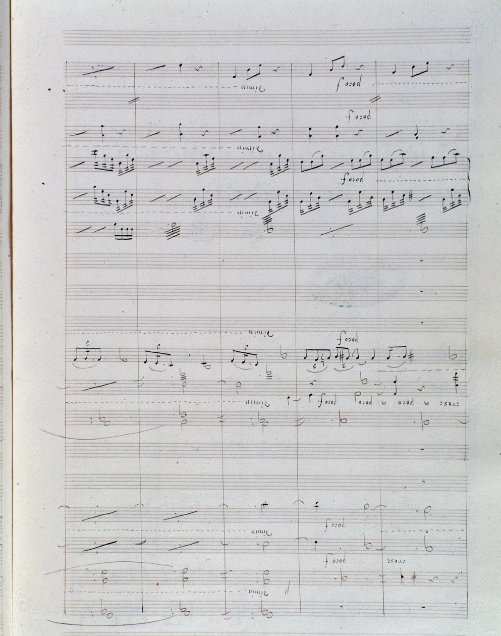 Waverley opus 1 için nota sayfası, Hector Berlioz tarafından uvertür by Unknown artist