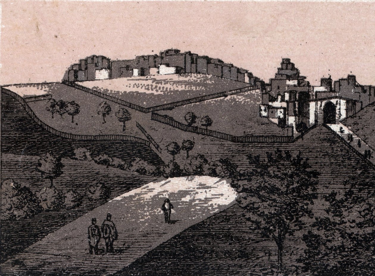 Filistin: Bethlehem (Bethlehem) şehrinin görünümü. “” Dünya 168 görüş gösteriyor”” Tarihsiz (19. yüzyılın sonu) by Unknown artist