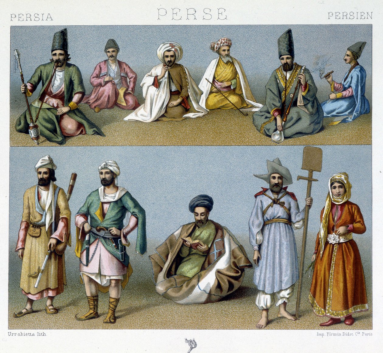 İran Kostümleri - Racinet