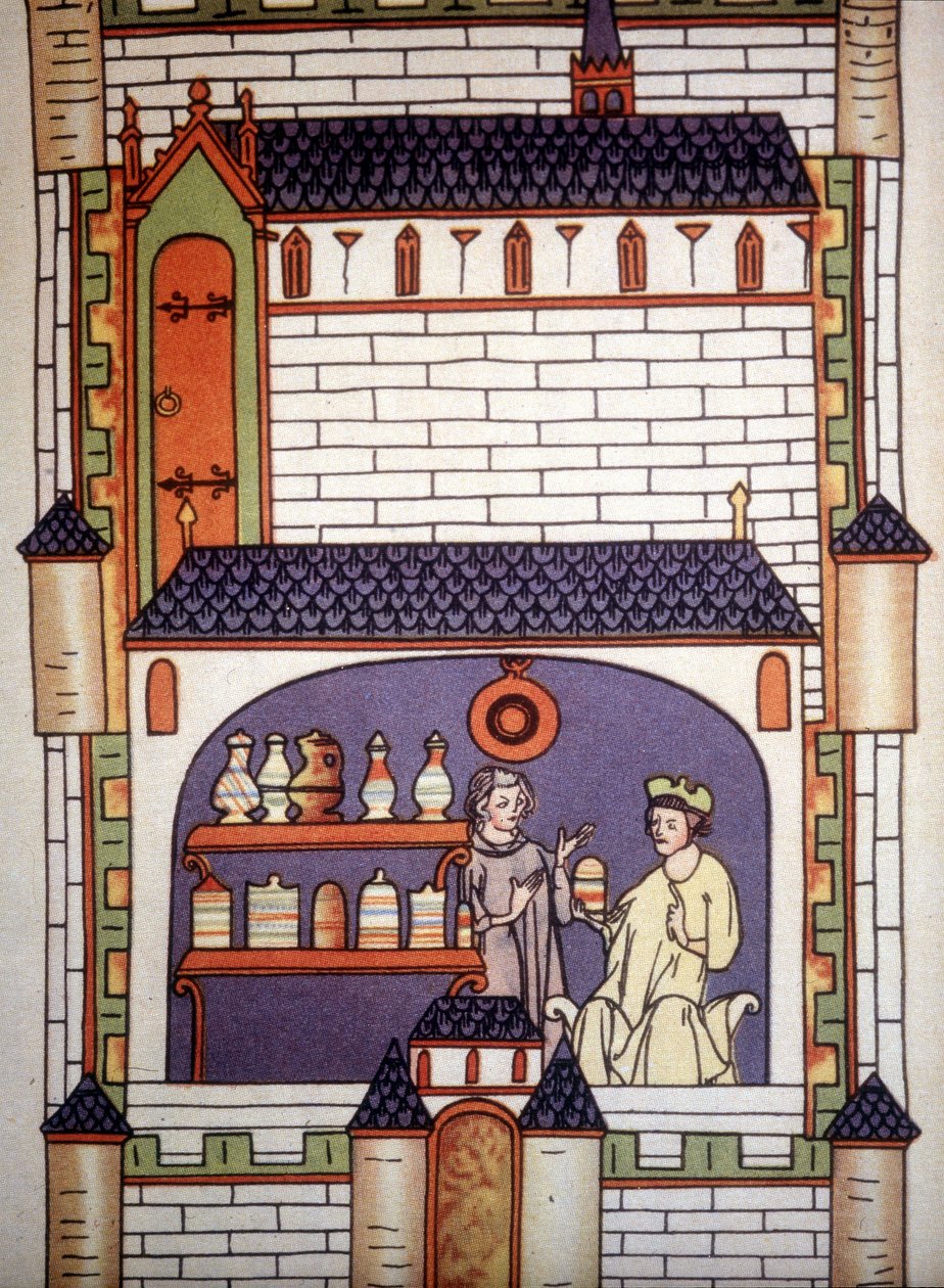 13. yüzyılda bir manastırda eczane - Ruggero di Salerno