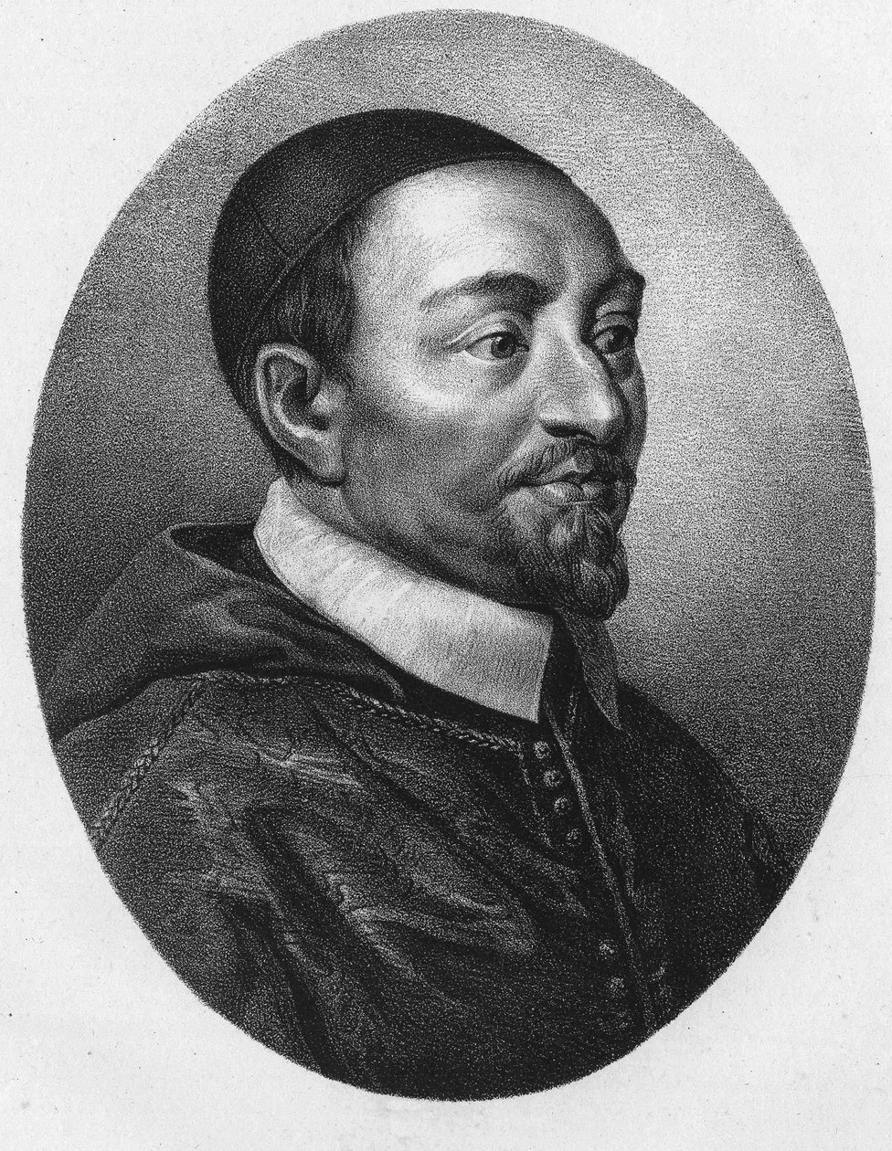 Pierre de Bérulle (1575-1629), Fransız kardinal ve manevi yazar. by Unknown artist
