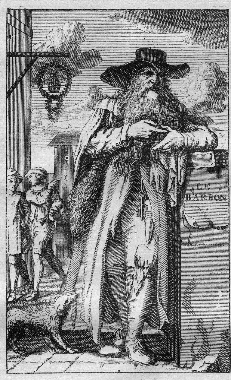 Pierre de Montmaur (1576 -1650) bilgin, Latince ifadenin Fransız şairi - gravür by Unknown artist