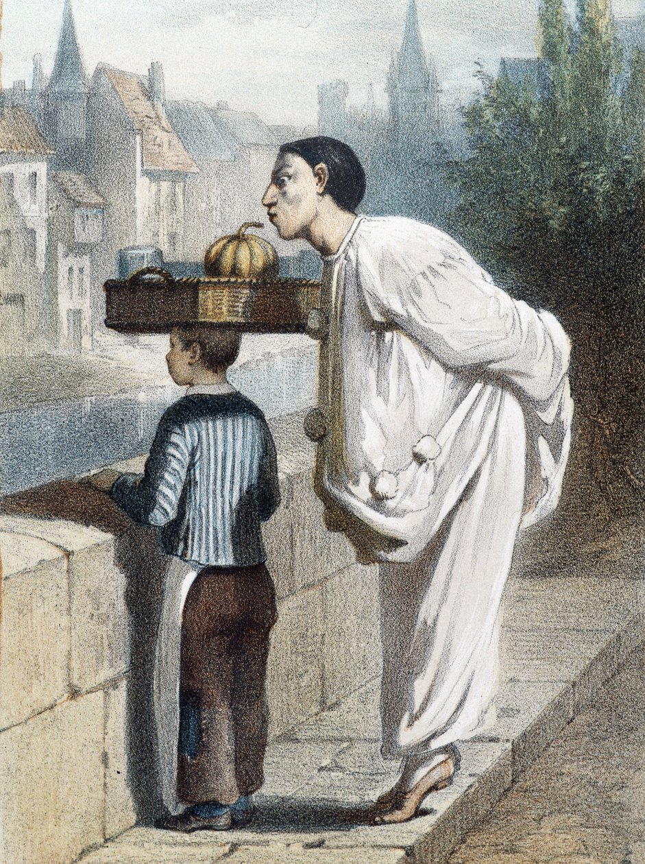 Pierrot bir meyve kokuyor - ve.n.d., 19. yüzyılın sonları by Unknown artist