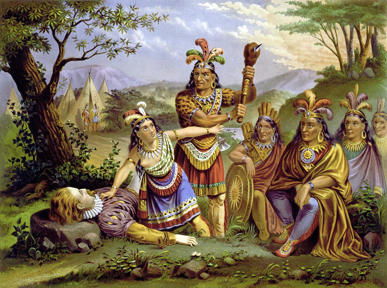 Pocahontas, Kaptan John Smith
