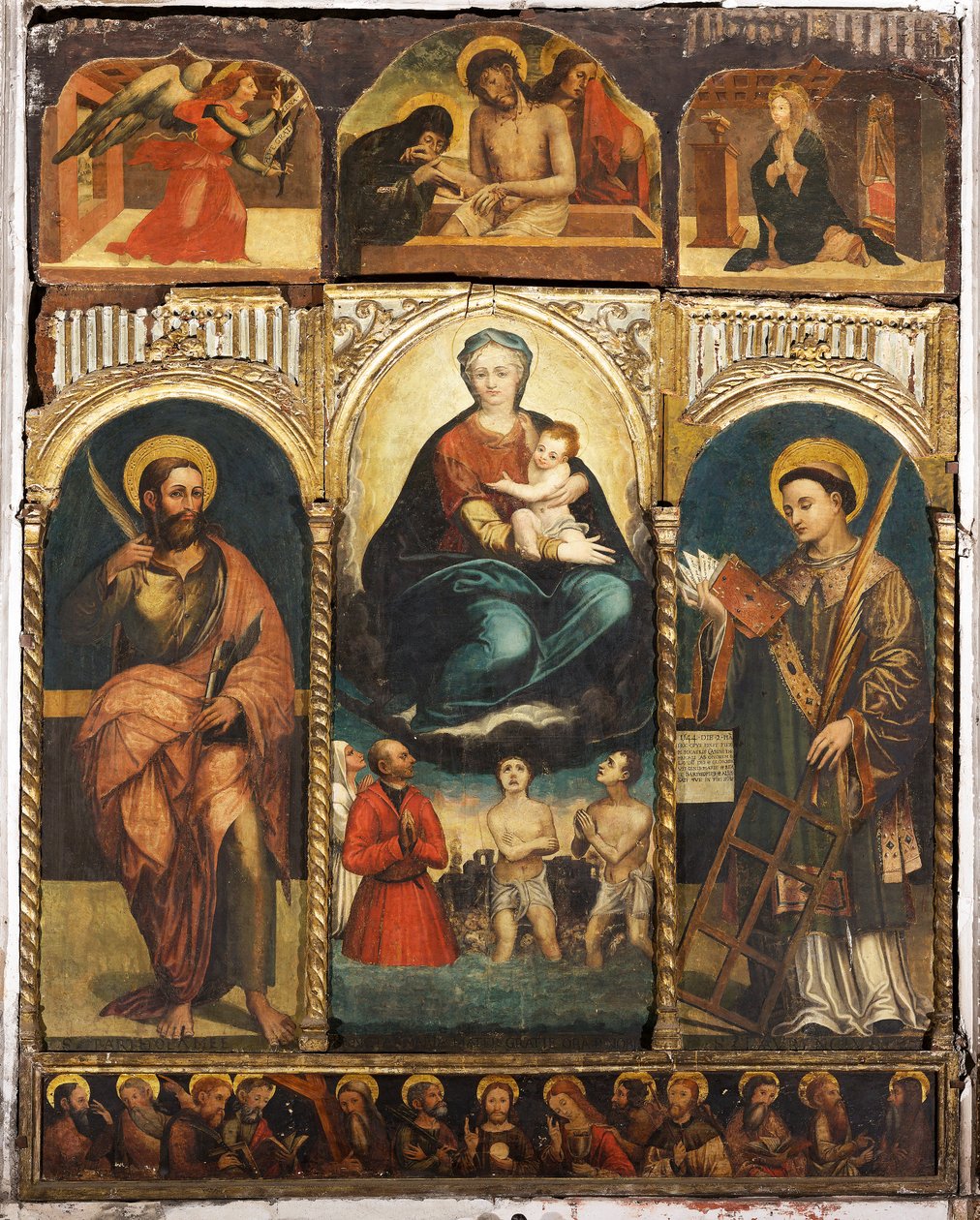 Kar ve Çocuk Meryem Ana Poliptiği by Unknown artist