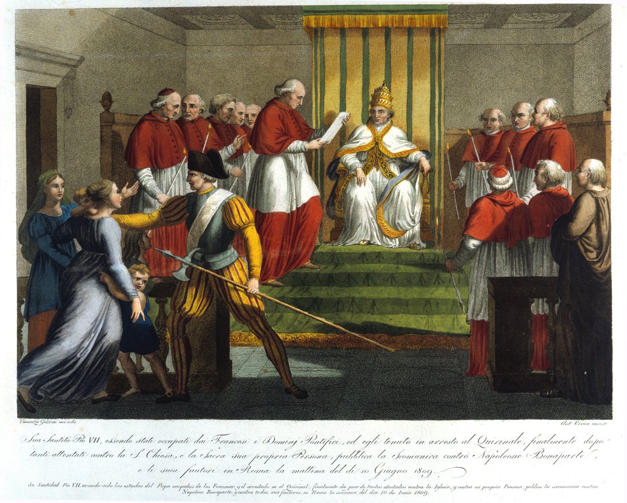 Papa Pius VII (1742 - 1823), 10 Haziran 1809
