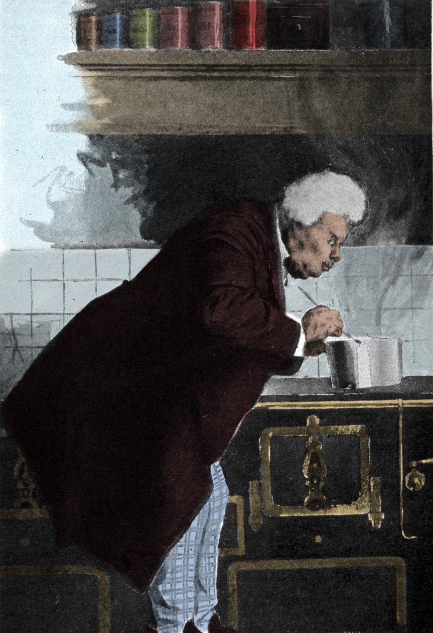 Fırınlarda Alexandre Dumas pere (1802 - 1870) portresi. by Unknown artist