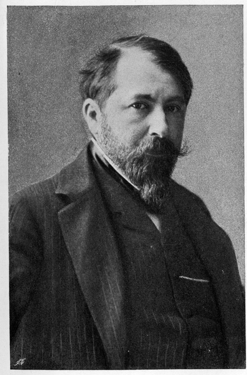Arthur Schnitzler (1862 -1931), Avusturyalı Yahudi yazar ve doktor portresi. by Unknown artist