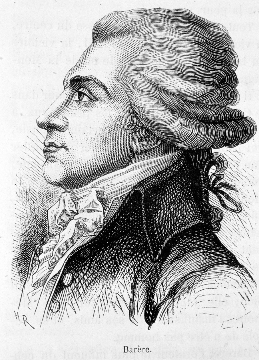 Bertrand Barere de Vieuzac (1755-1841), Fransız politikacı portresi. by Unknown artist