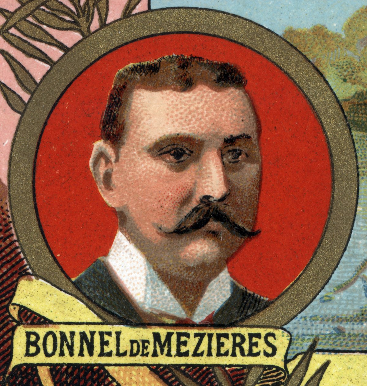 Mezieres kaşif fransız tarafından Bonnet (Bonnel) portresi. by Unknown artist