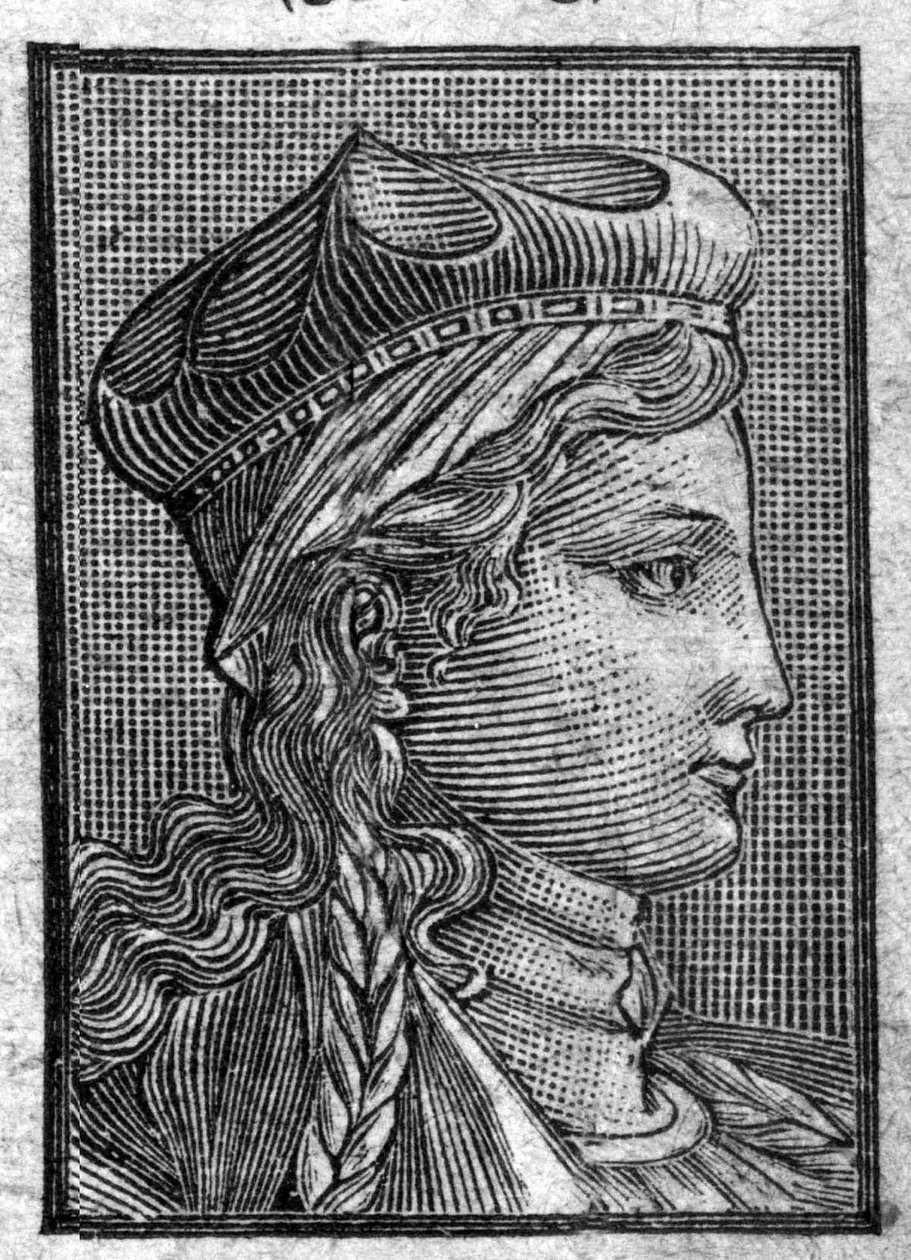 Brunehaut (veya Brunehilde) (yaklaşık 534 ila 613) Sigebert I