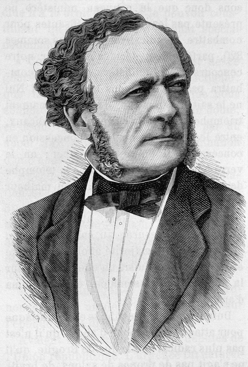 Büfe portresi. H. Martin tarafından “Histoire de France”da 19. yüzyılın sonunun gravürü. by Unknown artist