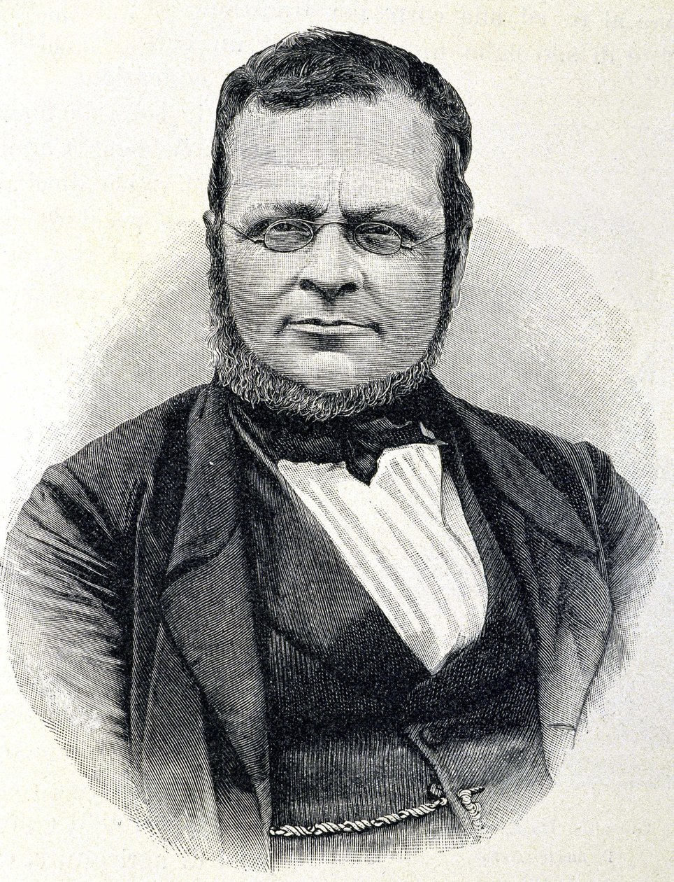 İtalyan devlet adamı Camillo Benso, Cavour Kontu (1810-1861), 1860 tarihli bir fotoğraftan sonra by Unknown artist