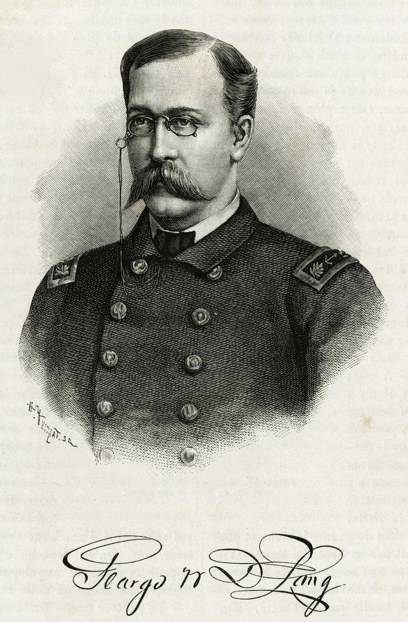 Kuzey Kutbu görevi için La Jeannette mürettebatından Kaptan Georges Washington De Long