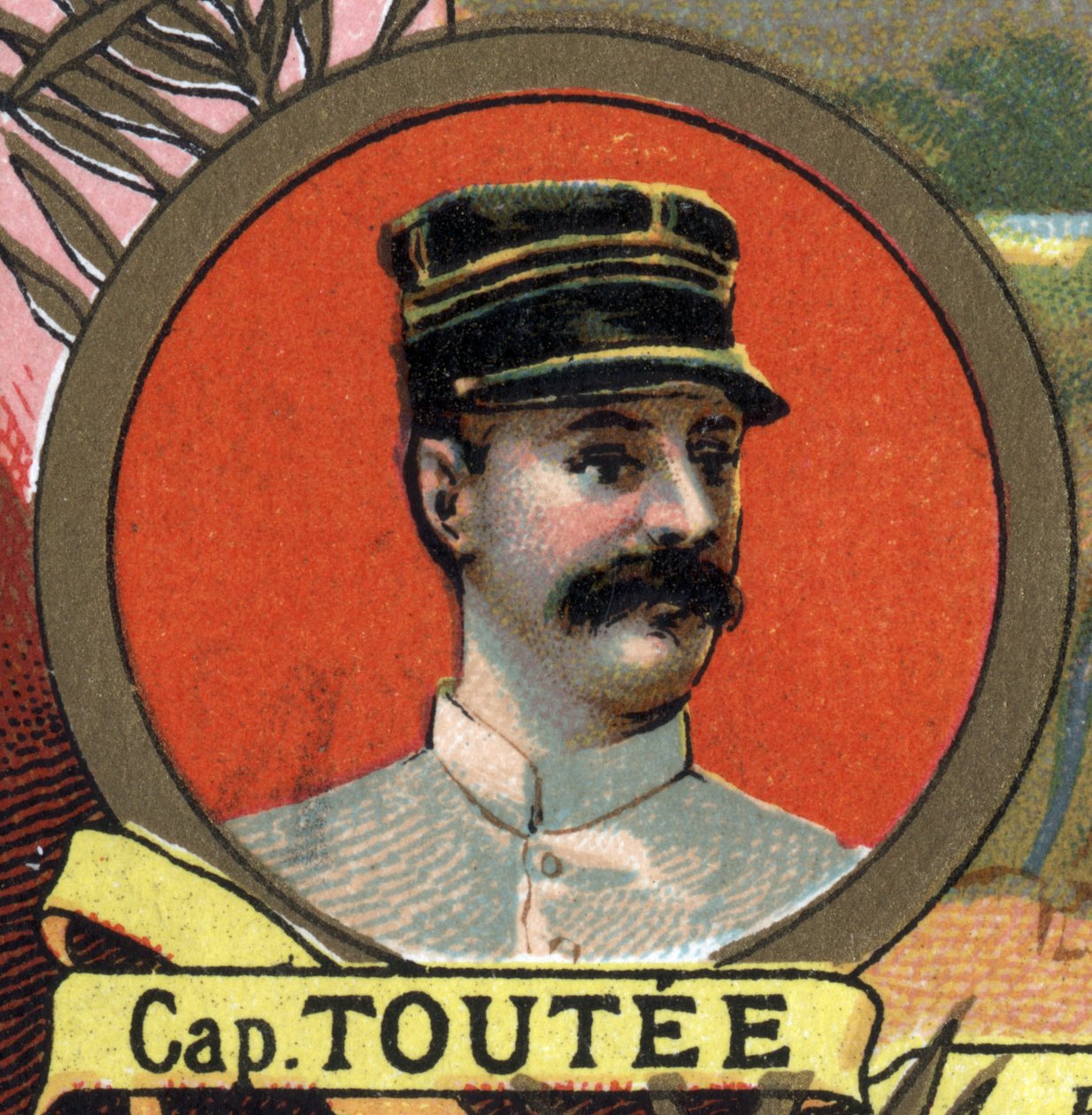 Kaptan Toutee Fransız kaşif portresi. by Unknown artist