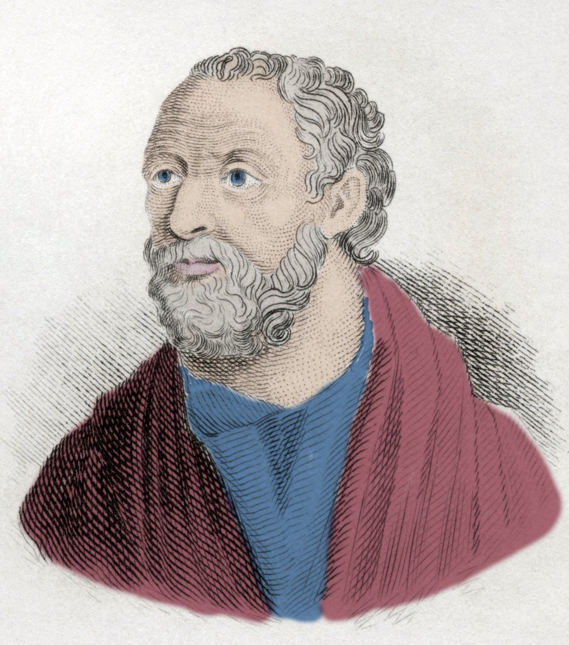 Carneade (MÖ 219-128) Yunan filozofunun portresi. by Unknown artist