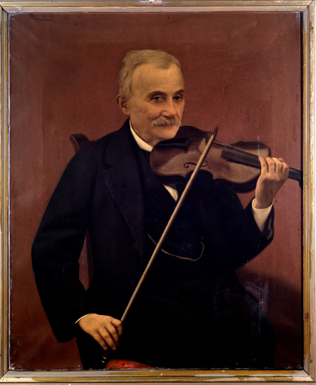 Cesare Emiliani, İtalyan kemancı portresi (Resim by Unknown artist