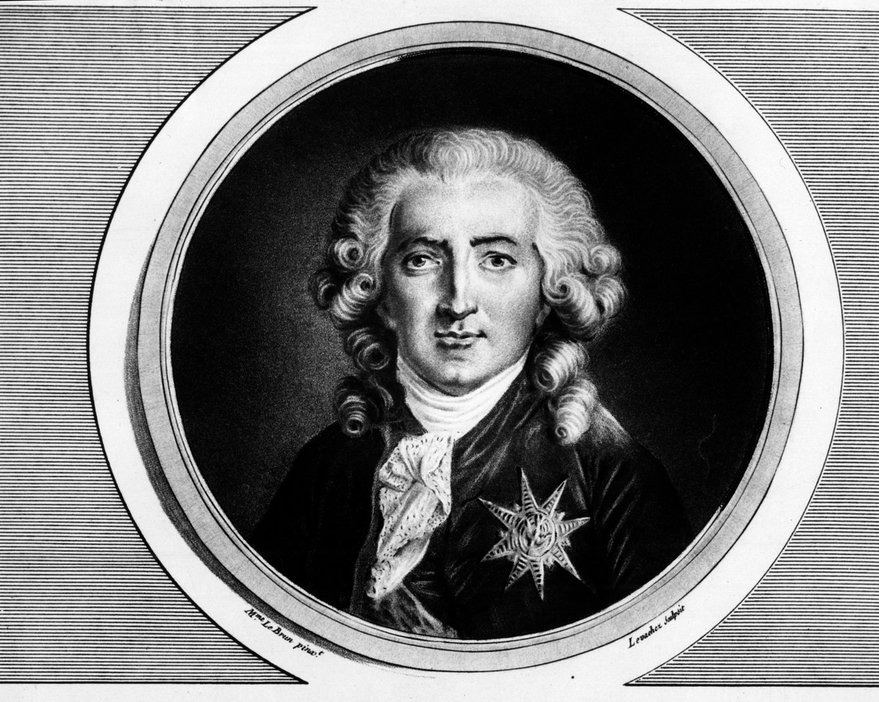 Charles Alexandre de Calonne'nin (1734-1802) portresi. “” Üç cilt halinde Fransız devriminin tarihi resimlerinin tam koleksiyonunda gravür.””” 1804. by Unknown artist
