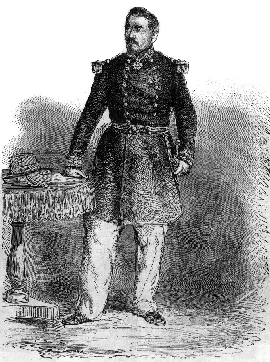 Charles Guillaume Marie Appollinaire Antoine Kuzen Montauban, Palikao Kontu (1796-1878) - İngiliz general ve devlet adamı - gravür portresi by Unknown artist