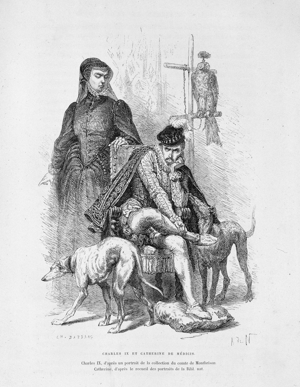 Charles IX ve Catherine de Medici