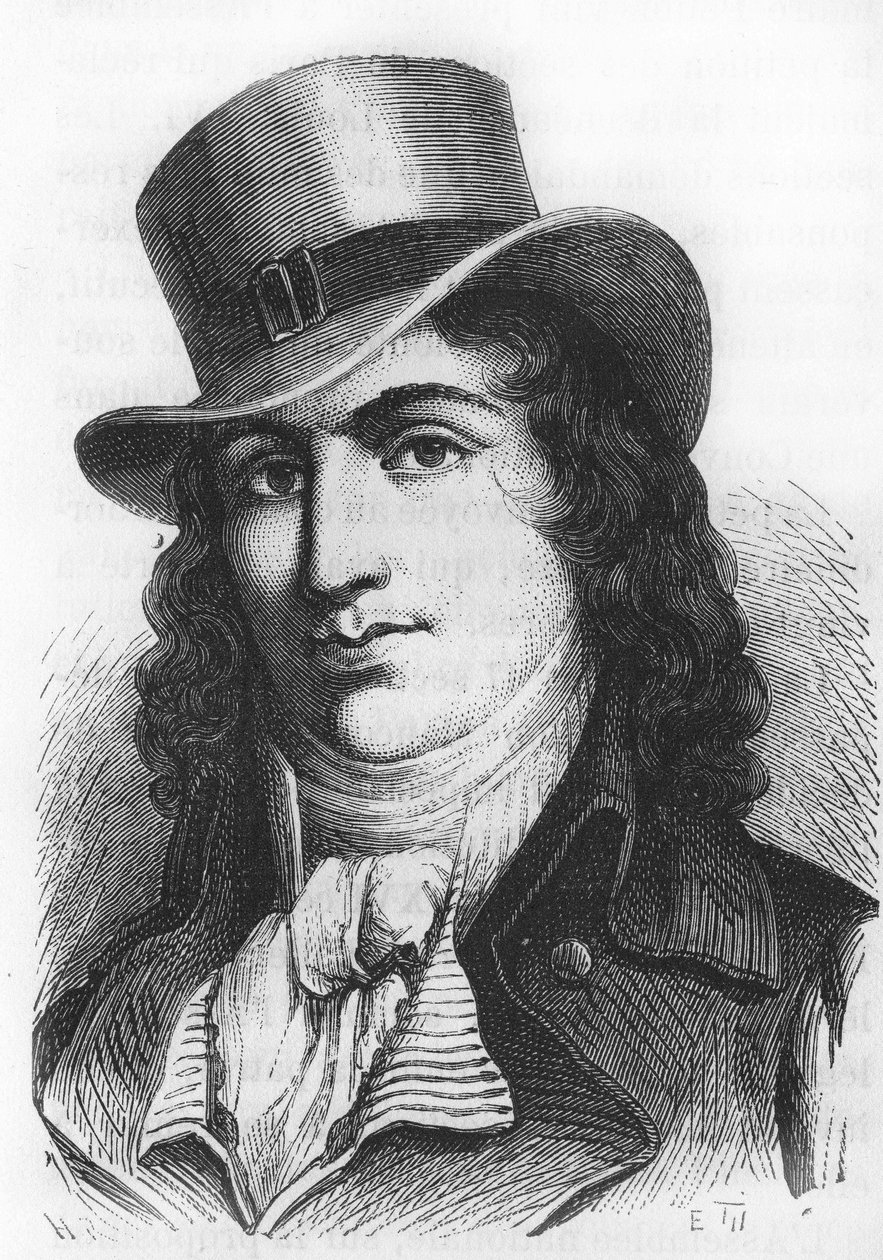 Charles Jean Marie Barbaroux (1767-1794), Fransız politikacı portresi. by Unknown artist