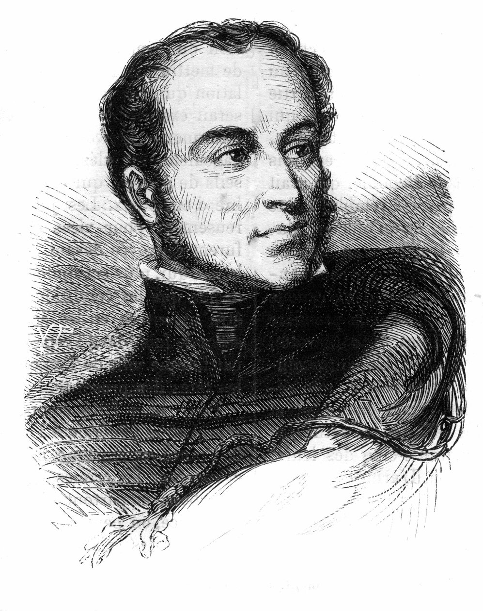 Charles Nicolas Fabvier generali, Fransız büyükelçisi ve vekilinin portresi. (1782-1855) by Unknown artist