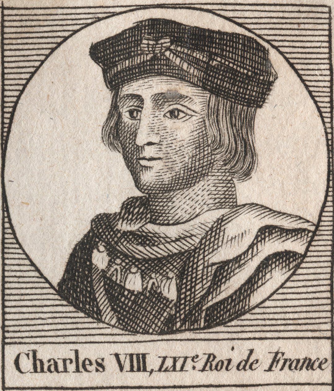 Charles VIII (1470-1498) portresi Valois Hanedanlığının Fransız Kralı - VIII. by Unknown artist