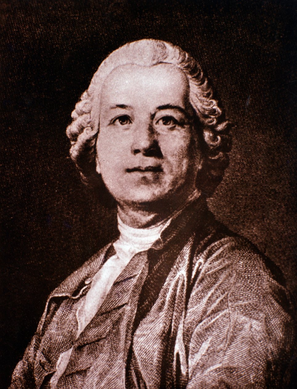 Portrait of Christoph Gluck (engraving) by Unknown artist