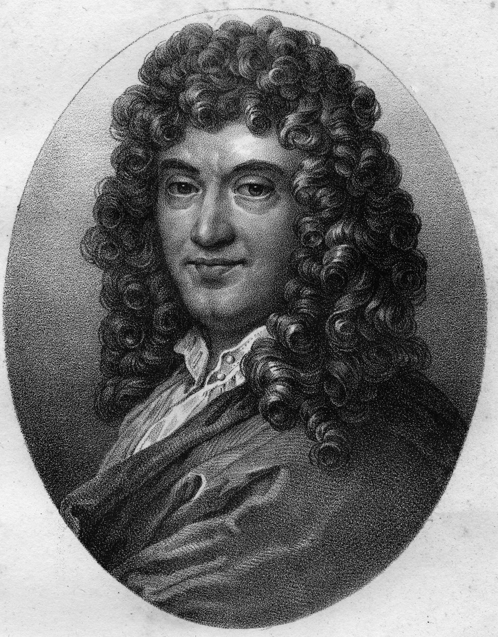 Claude Perrault (1613-1688), Fransız mimar, doktor ve anatomist portresi by Unknown artist