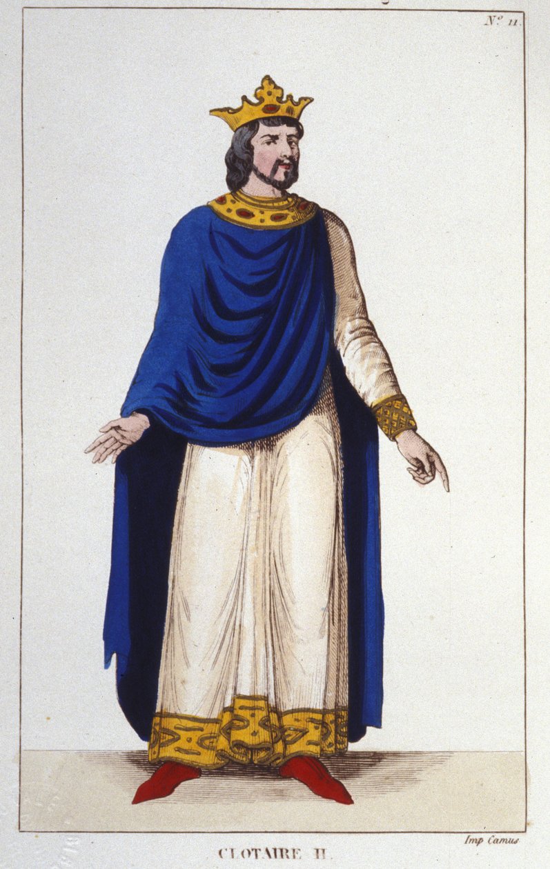 Clothaire II (584 - 628), Neustria Kralı ve Frank Kralı