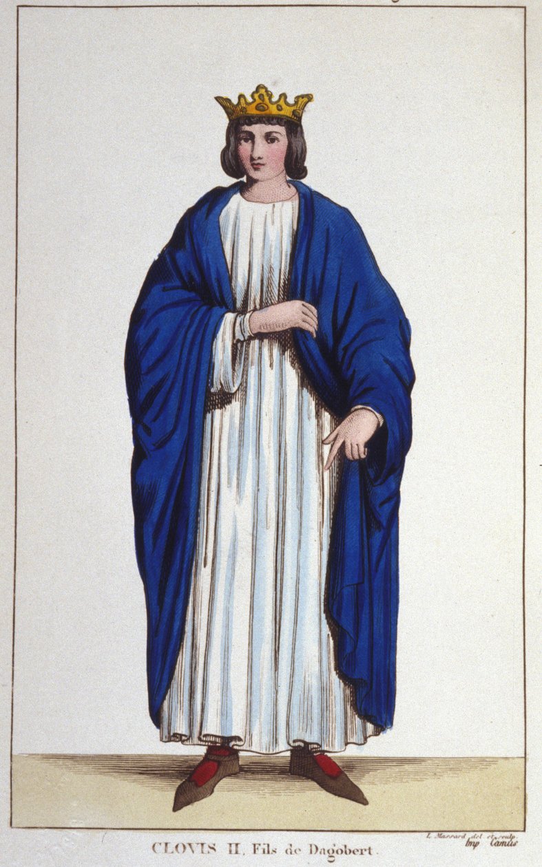 Clovis II (? - 657), Neustria, Burgundy ve Austrasia Kralı