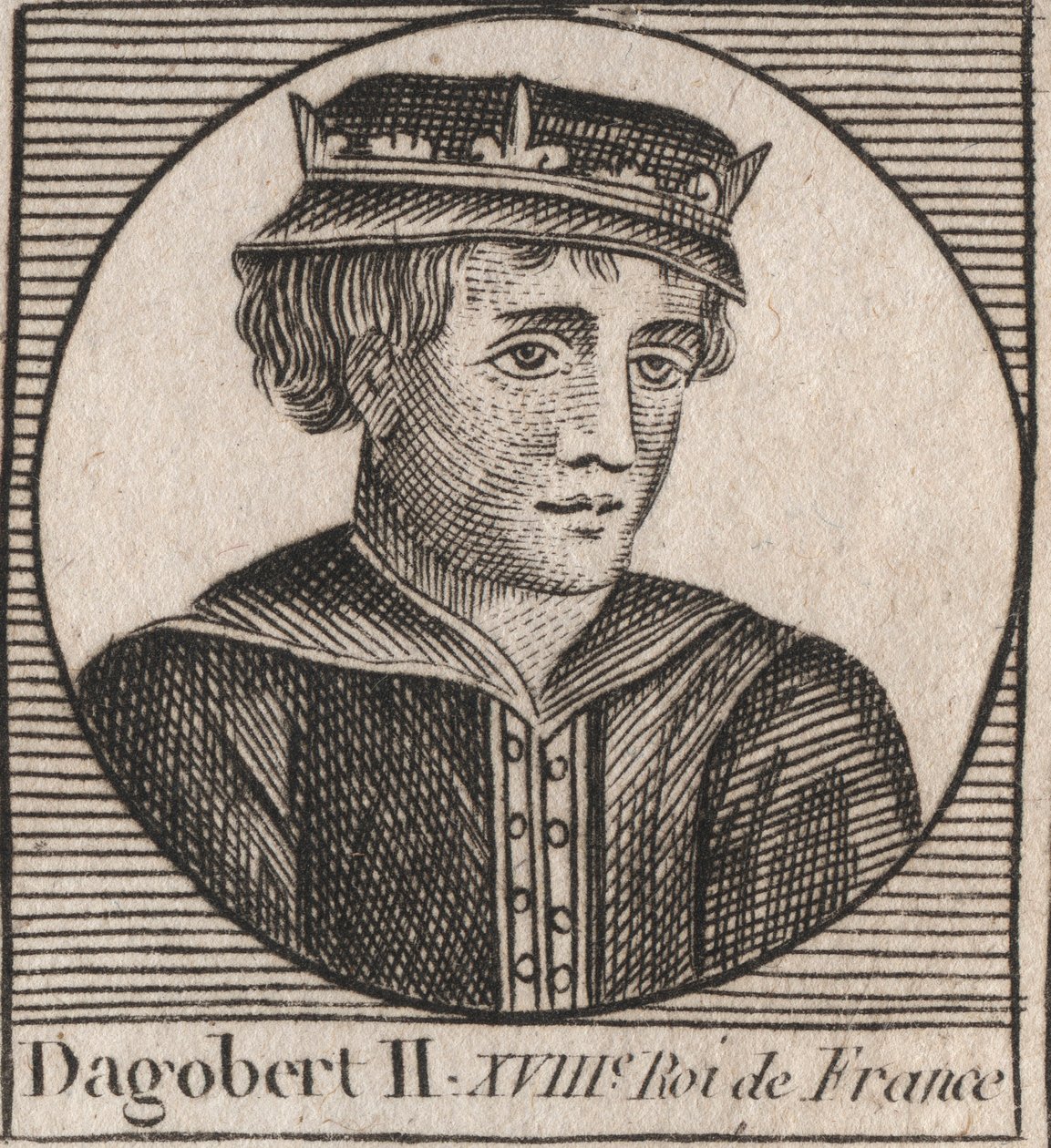 711a 716 Frank Kralı II. Dagobert