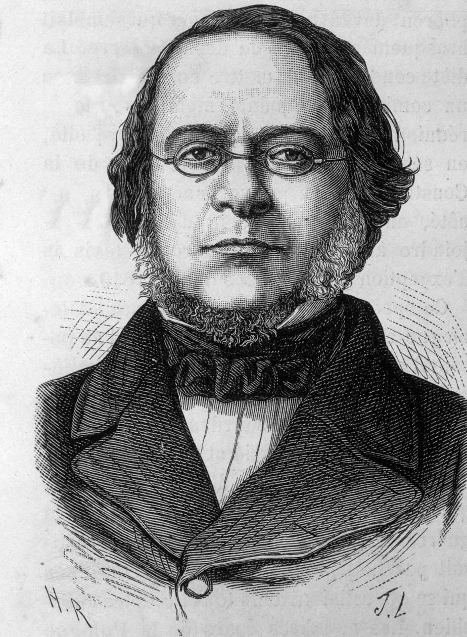 Daniele Manin (1804-1857), İtalyan politikacı portresi. by Unknown artist