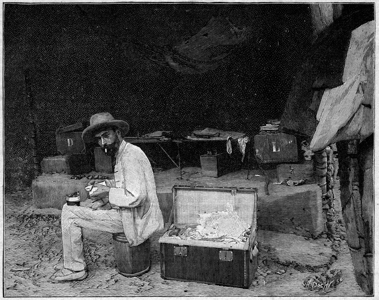 Doktor Francois CROZAT (1858-1892) kaşif francais