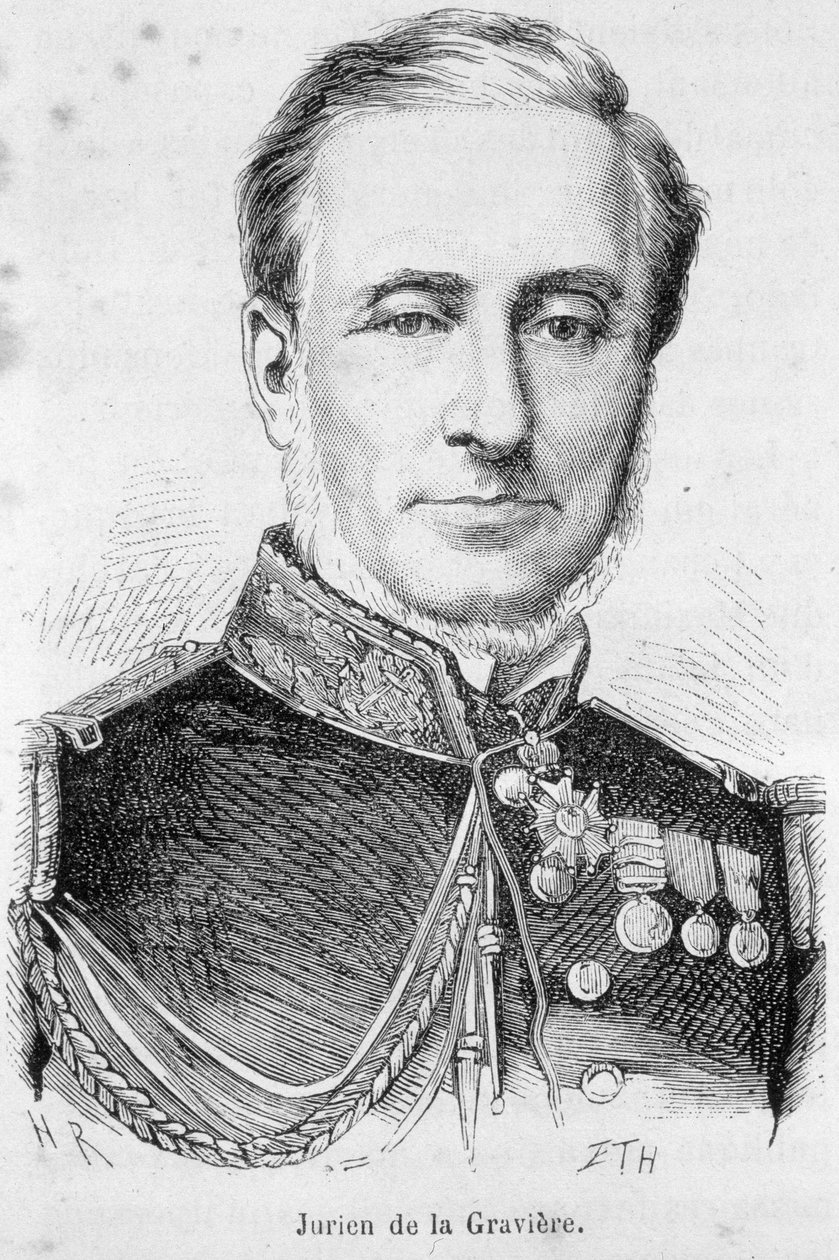 Edmond Jurien de La Graviere (1812-1892), Fransız Amiral
