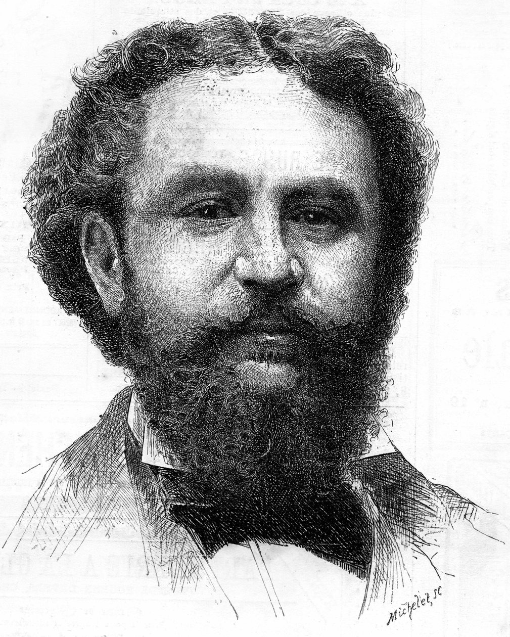 Fransız yazar Emile Bergerat