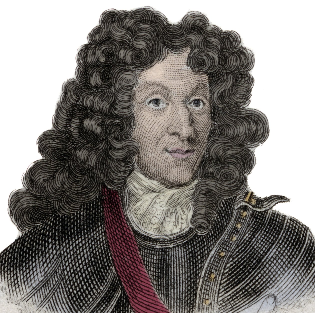 Francois-Henri de Montmorency-Bouteville (1628-1695), Lüksemburg Mareşali, Piney Dükü ve Fransız generalin portresi. by Unknown artist