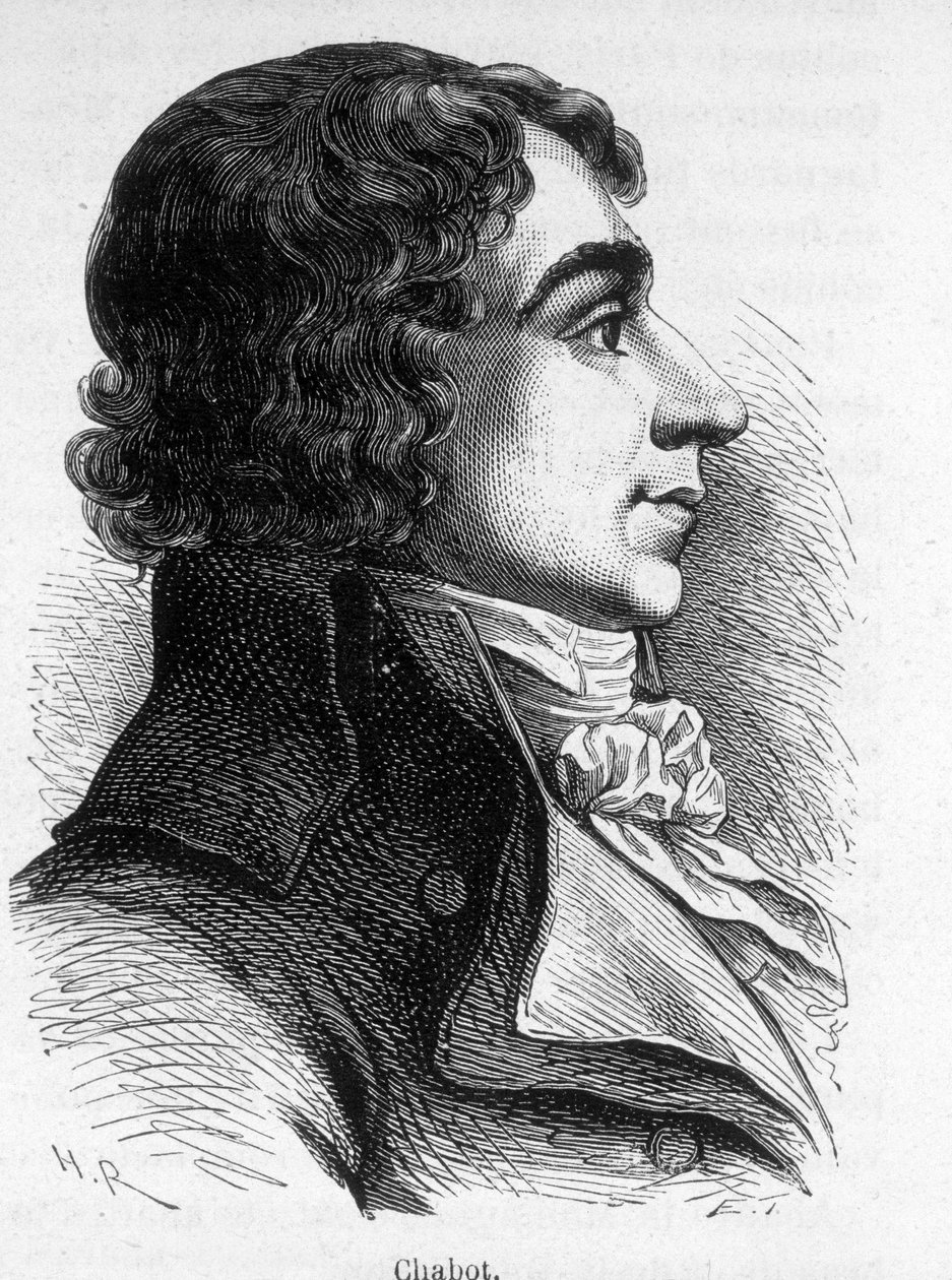 François Chabot (1759-1794), Fransız politikacı portresi. by Unknown artist