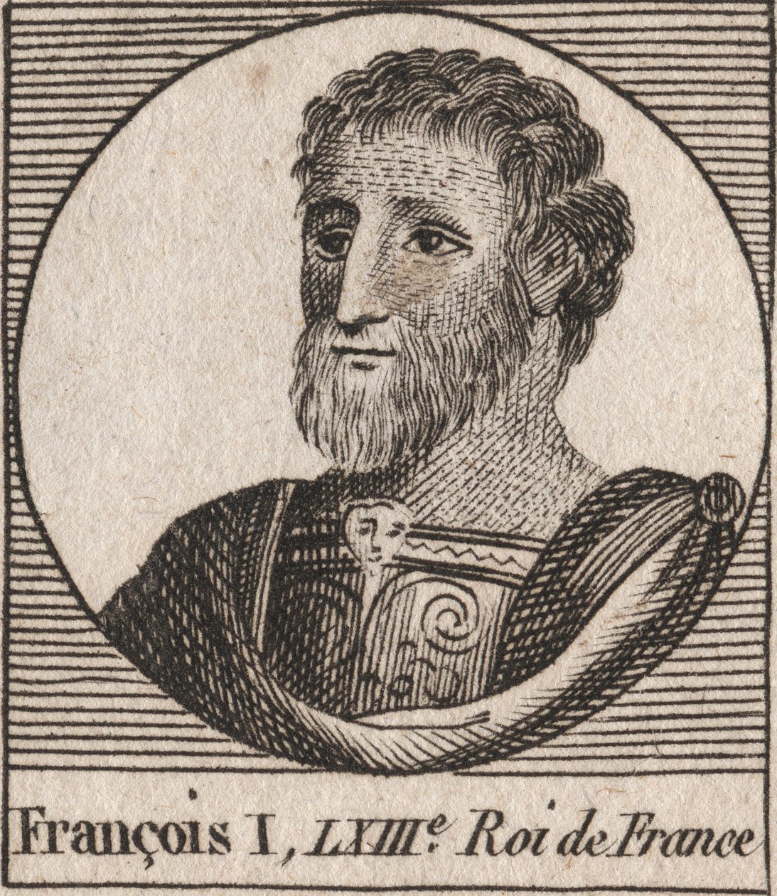 François I portresi (1494 - 1547), Fransa Kralı - Francis I, Fransa Kralı - Charles Constant Le Tellier 1821