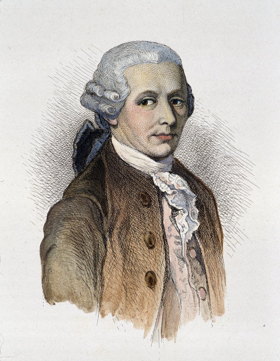 Franz Joseph Haydn (1732-1809) bestecisinin portresi.- gravür by Unknown artist