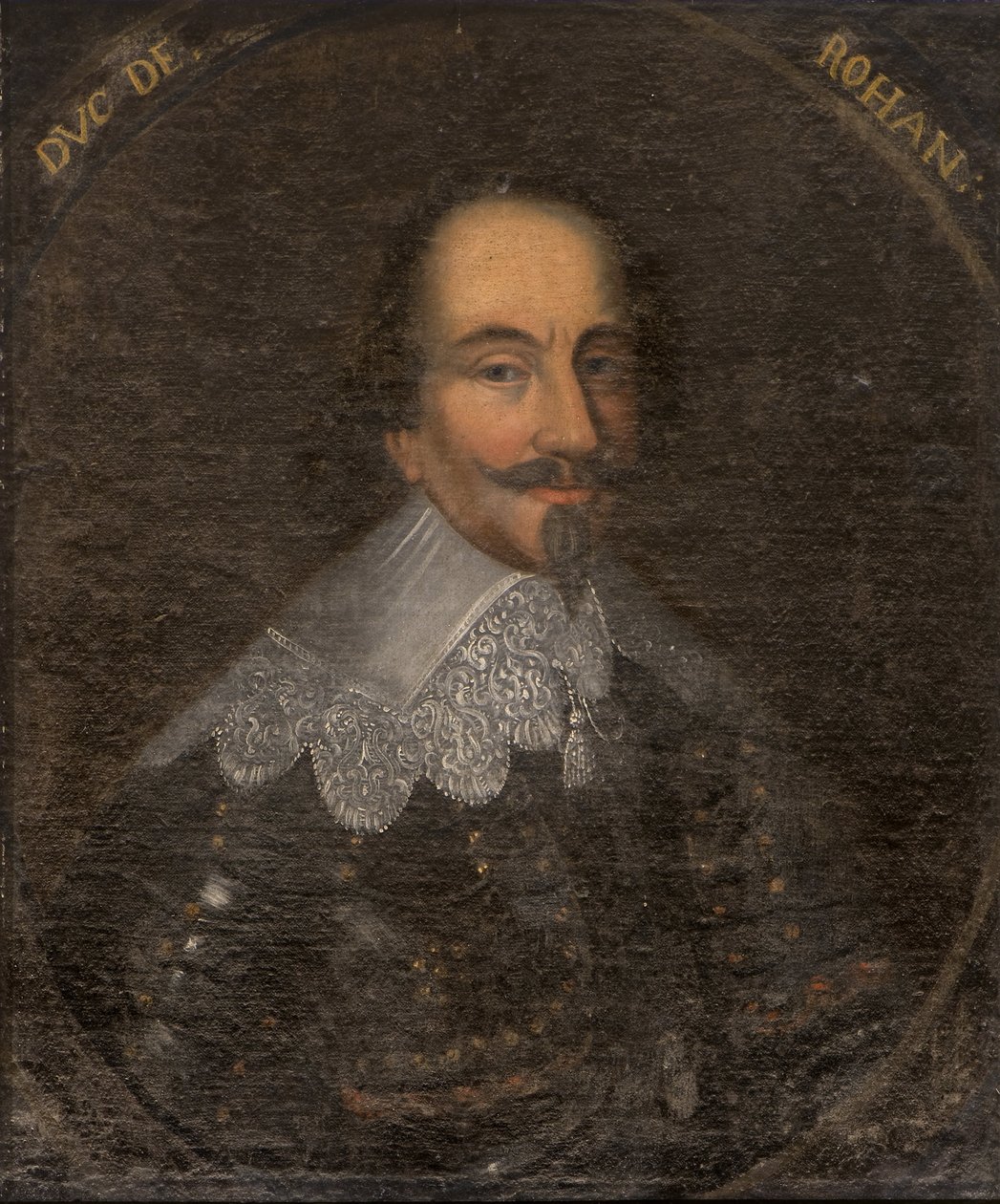 Henri II de Rohan (1579-1638), Rohan Dükü ve Leon Prensi, Anonim . Tuval üzerine yağlıboya. Boyut : 65x55 cm. Ulusal Müze Stockholm by Unknown artist
